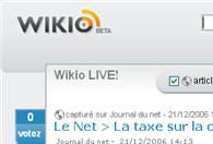 Wikio Live 